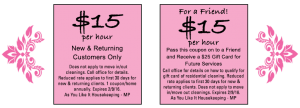 current specials
